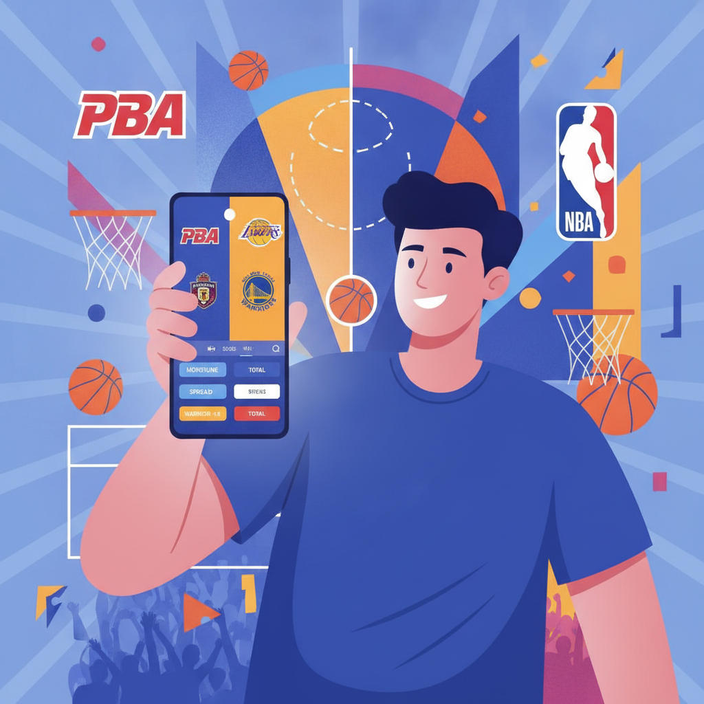 Illustration: How to Bet on PBA and NBA Games on RK Elite: A Beginner's Guide