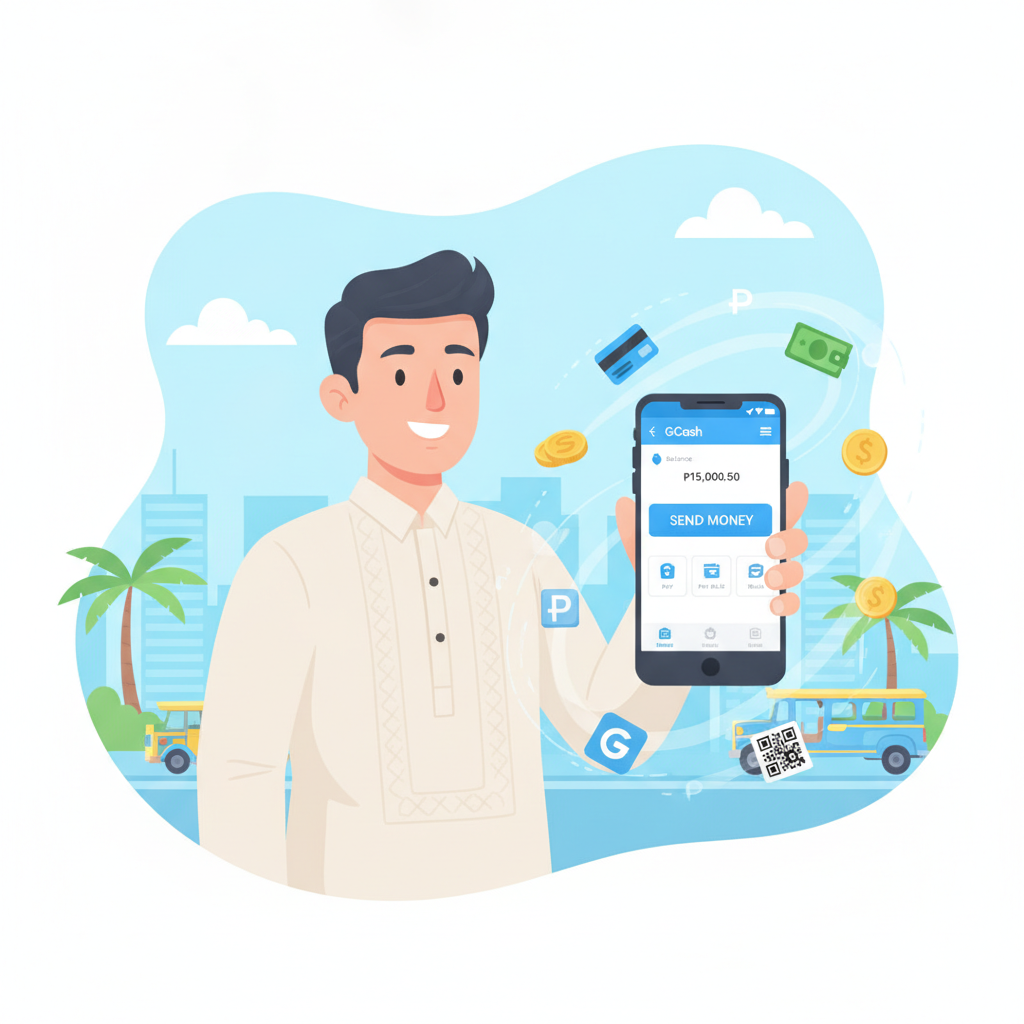 Illustration: How to Make Your First Deposit on RK Elite Using GCash